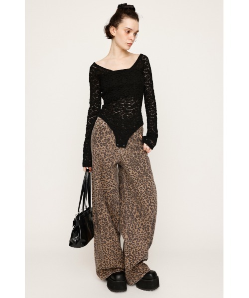 SLY（スライ） ジーンズ デニム デニムパンツ 「再入荷」LEOPARD WIDE