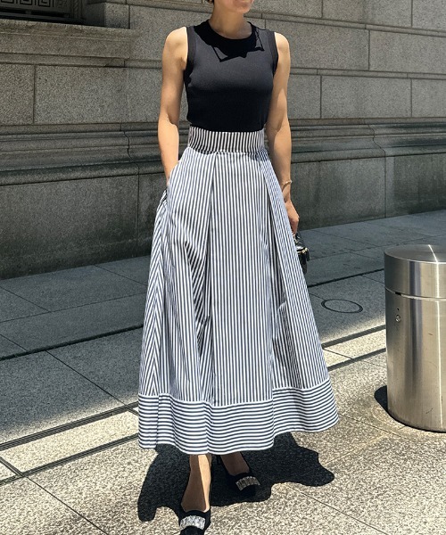 スカート ストライプタックスカート : ZOZOTOWN Yahoo!店 - 通販
