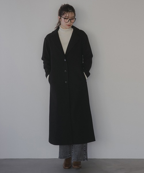 slattgir（スラットジール） コート チェスターコート 高身長 ニット