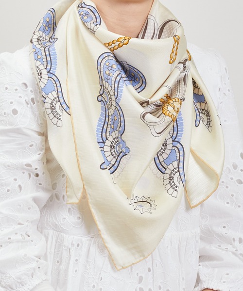 SHIZUTA（シズタ） スカーフ バンダナ SZT: シルク100％ SILK100