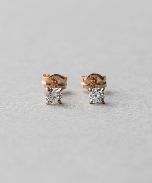 ete（エテ） ピアス K18 ダイヤモンド 0.2ct ピアス「ブライト