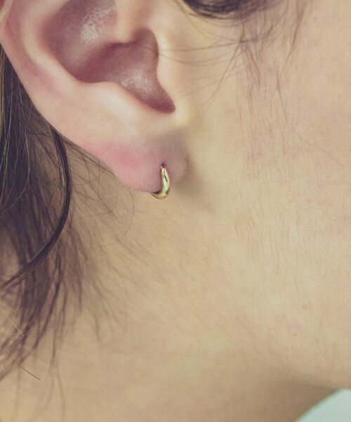 ete（エテ） ピアス K18YG フープ ピアス レディース : ZOZOTOWN Yahoo