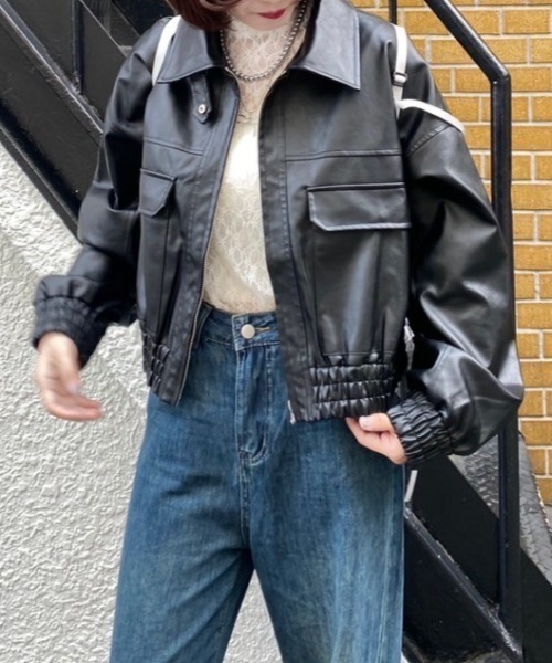 nemne（ネンネ） ブルゾン アウター 「XSサイズショート丈/低身長