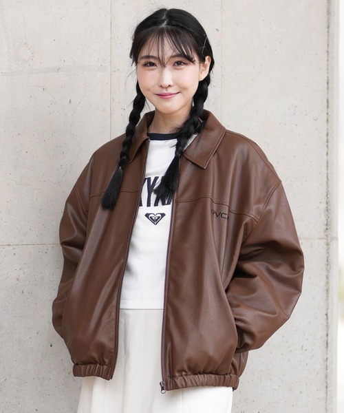 RVCA（ルーカ） レザージャケット ライダース ライダースジャケット