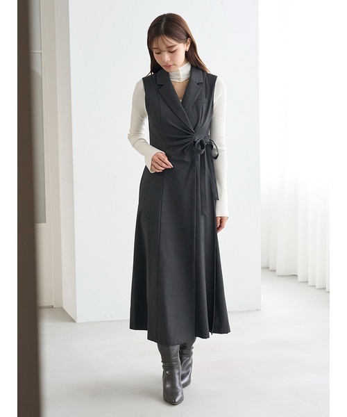 SNIDEL（スナイデル） ワンピース Sustainableサイドプリーツ