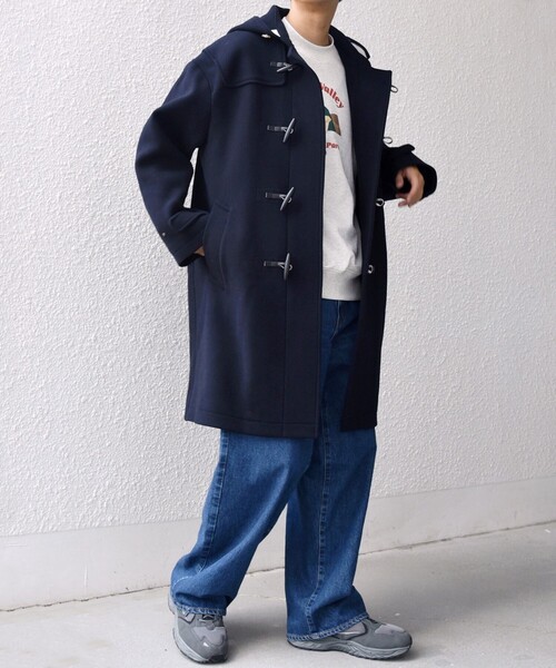 SHIPS any ダッフルコート コート any: PURE WOOL MELTON ダッフル
