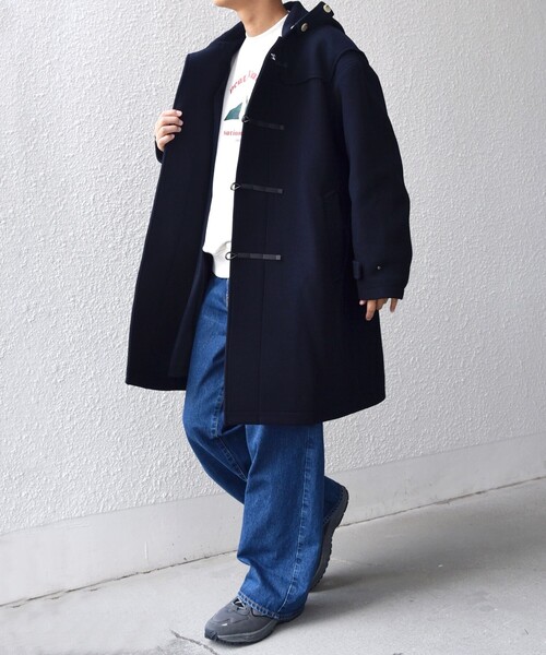 SHIPS any ダッフルコート コート any: PURE WOOL MELTON ダッフル