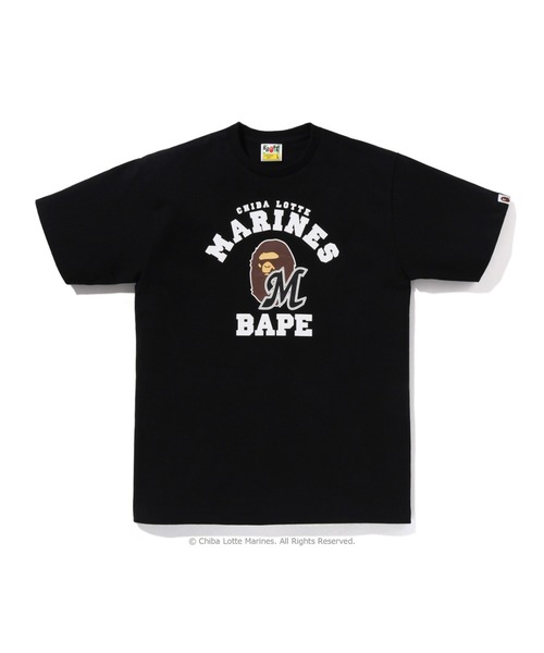 A BATHING APE（アベイシングエイプ） tシャツ BAPE X CHIBA LOTTE