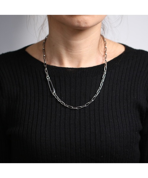 JAM HOME MADE（ジャムホームメイド） ネックレス 安全ピン 長アズキ