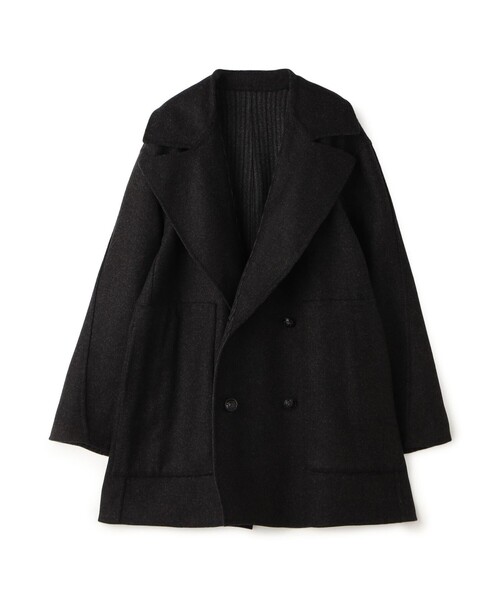 TOMORROWLAND .B ピーコート pコート ウールダブルフェイス レディース