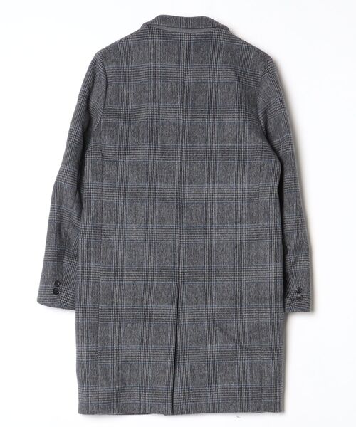 BEAUTY＆YOUTH UNITED ARROWS チェック柄チェスターコート S グレー