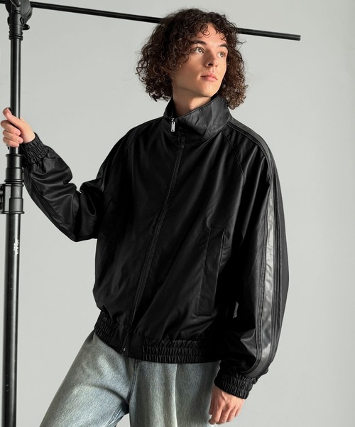 Classical Origin ジャージ ハイネック フェイクレザー トラック