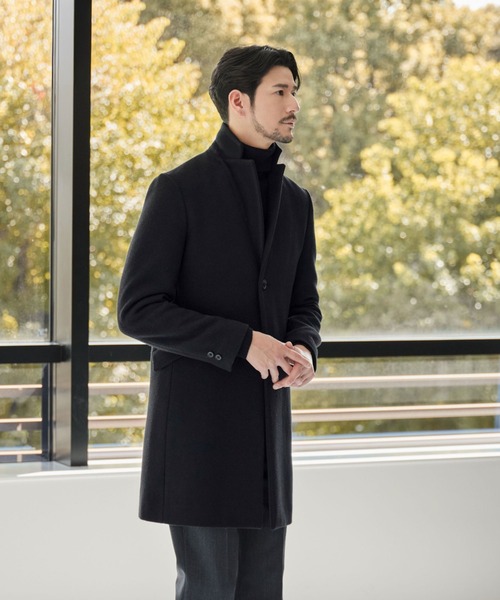 BEAUTY＆YOUTH UNITED ARROWS チェスターコート S ブラック メンズ