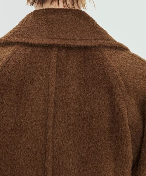 TOMORROWLAND .B ピーコート pコート ベビーアルパカブレンド リバー