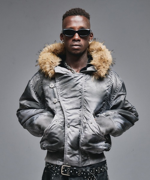 ANDER HUNK ブルゾン アウター Faded N2B Flight Jacket / フェードN2B