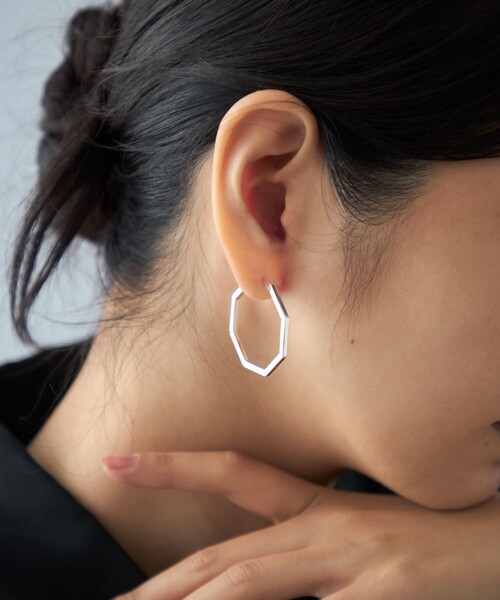 Jouete（ジュエッテ） ピアス 「ラップピアス」 オクタゴン レディース