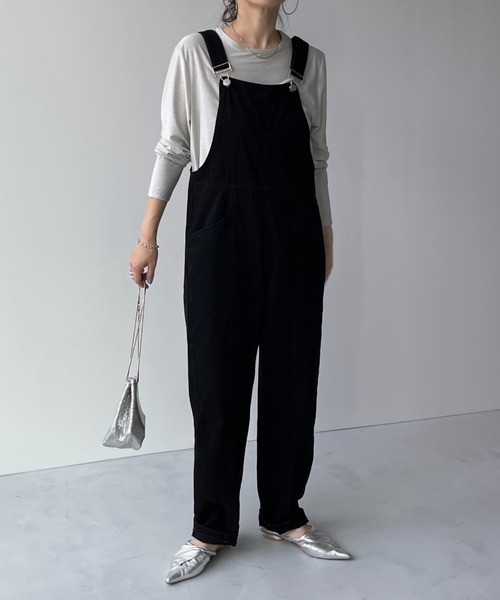 wee9s（ウィークス） サロペット オーバーオール loose and slim denim