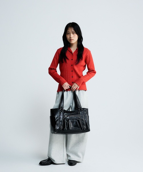 JEANASIS（ジーナシス） トートバッグ アンティークスタッズトートBAG