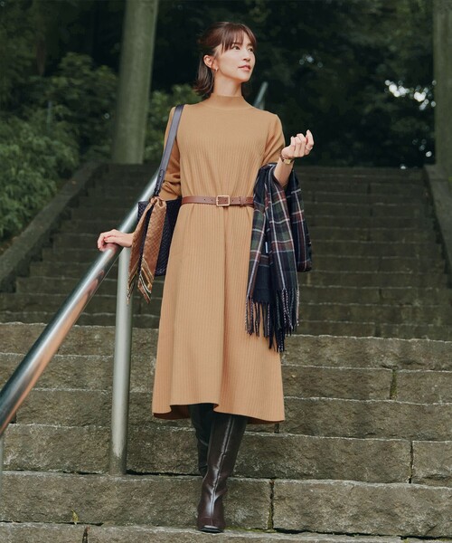 Tiaclasse マフラー ストール 「安田美沙子さん着用」ウール混チェック