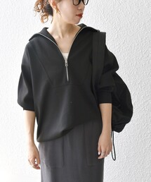 SHIPS any ニット セーター any:「手洗い可能」ハーフ ジップ