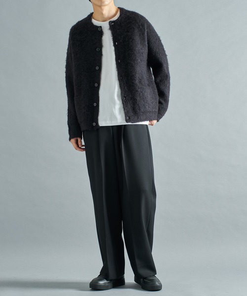 STUDIOUS（ステュディオス） カーディガン MOHAIR DOUBLE KNIT