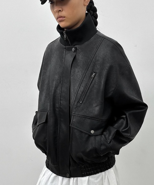 BLACKUP（ブラックアップ） レザージャケット ライダース 「MADE