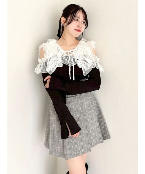 dazzlin（ダズリン） tシャツ シアーラフルカットトップス レディース