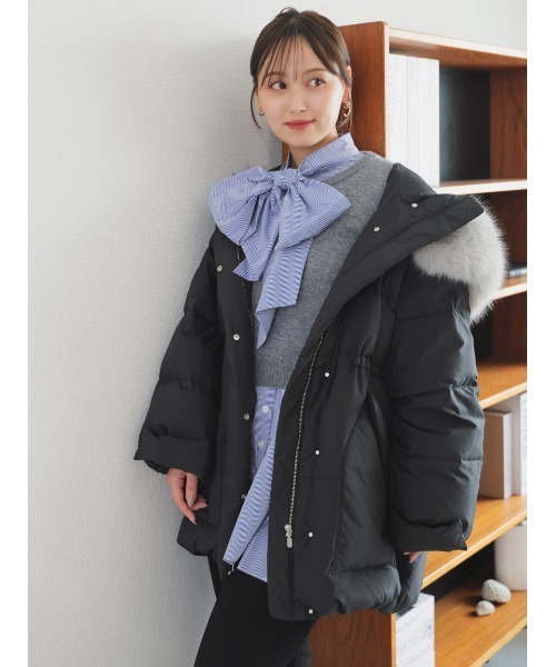 SNIDEL（スナイデル） レイヤードボウタイチュニック レディース