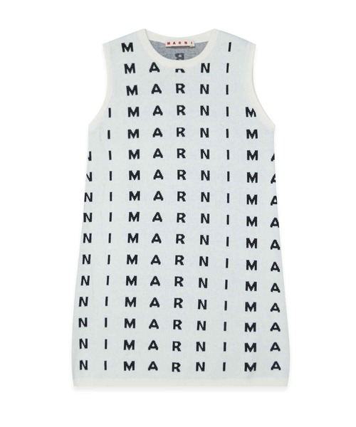MARNI（マルニ） ワンピース Kids ＆ Junior ブランドロゴノースリーブ