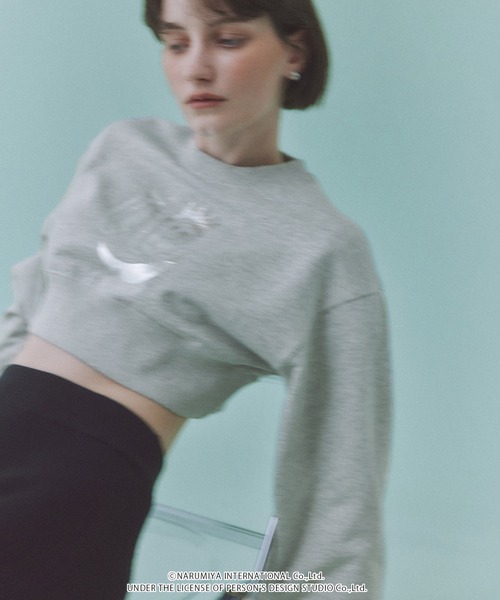 ADAM ET ROPE'（アダムエロペ） トレーナー スウェット 「ANGEL BLUE