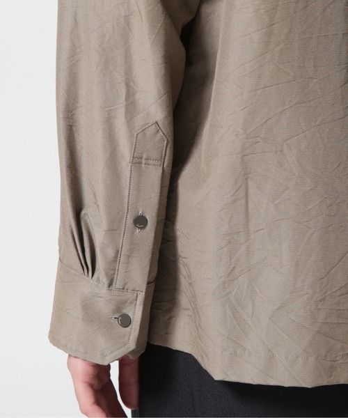 GARDEN TOKYO シャツ IRENISA/イレニサ/OPEN COLLAR CUTTING SHIRT