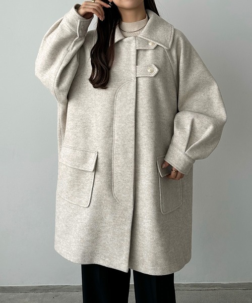 callautia（カラウティア） ステンカラーコート コート ステンカラー