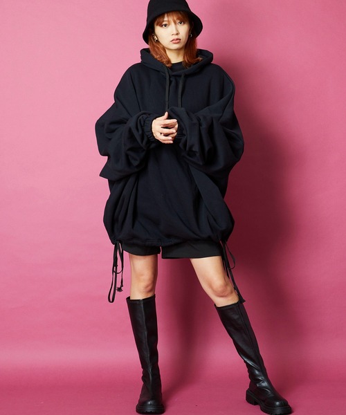 unrelaxing（アンリラクシング） パーカー オーバーサイズビッグ