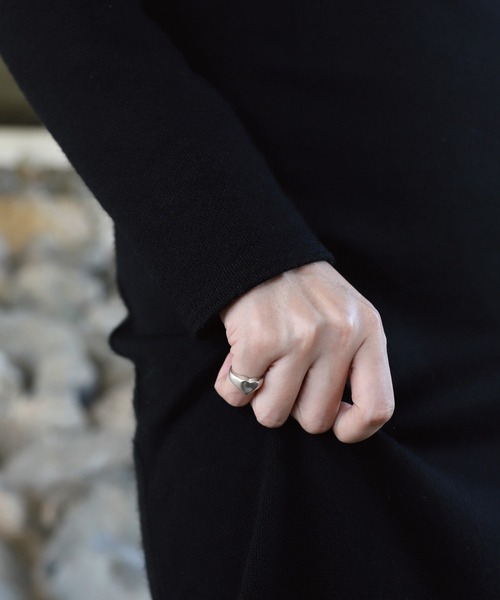 TEN. 指輪 リング SILVER925 ハートシグネットリング レディース