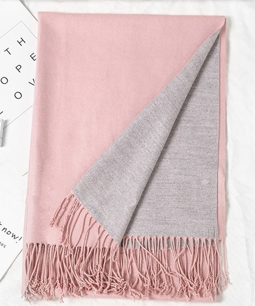 DAY CLOSET ストール マフラー レディース ツートンカラー大判巻き