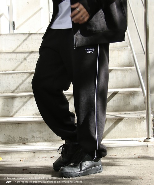 Reebok（リーボック） パンツ ドローコード内蔵 ワンポイント ロゴ