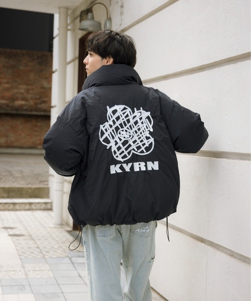 kaoyorinakami ダウンジャケット ダウン flower reversible down