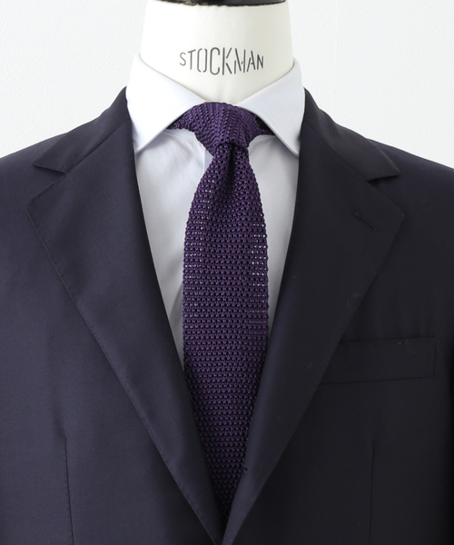 EDIFICE（エディフィス） ネクタイ PB ニットタイ プレーン : ZOZOTOWN