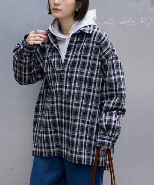 BEARDSLEY（ビアズリー） ブラウス シャツ コットンシャーリング