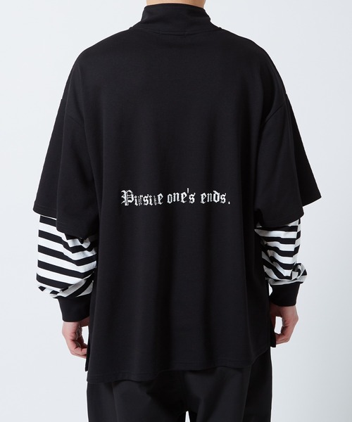 improves（インプローブス） tシャツ ハーフジップ フェイクレイヤード