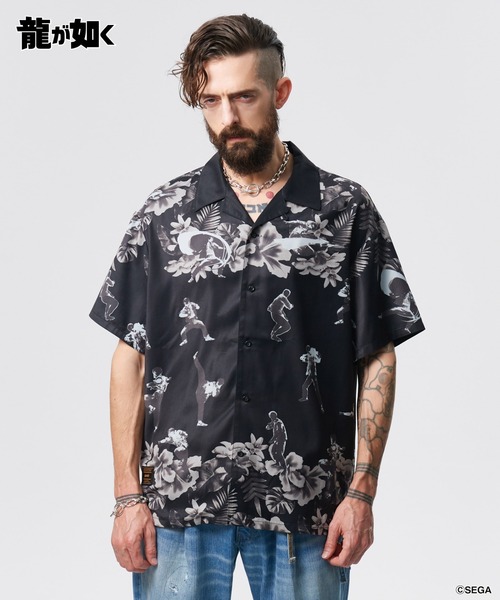 glamb（グラム） シャツ Mad Dog Aloha Shirt / マッドドッグアロハ