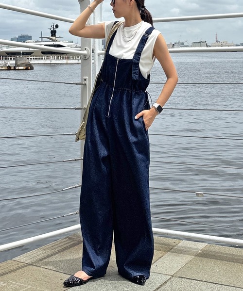 I-SOOK（アイスー） サロペット オーバーオール レディース : ZOZOTOWN