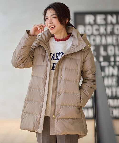 ANY（エニィ） ダウンコート ダウンジャケット 「フード取り外し可能