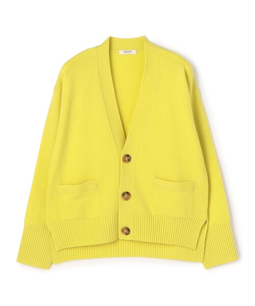 MACPHEE（マカフィー） カーディガン NZ LAMBS Vネックカーディガン