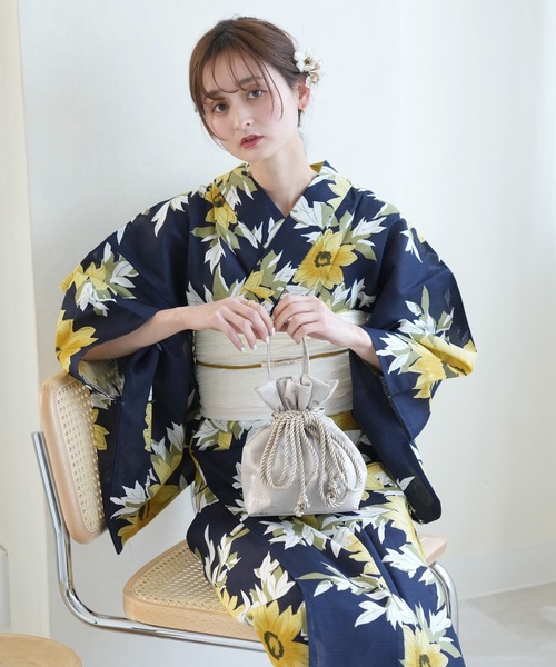 utatane 浴衣 選べる浴衣3点セット utataneオリジナルデザイン 国内