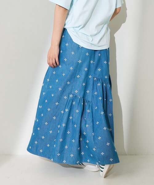 FREAK'S STORE（フリークスストア） スカート インド 小花柄刺繍