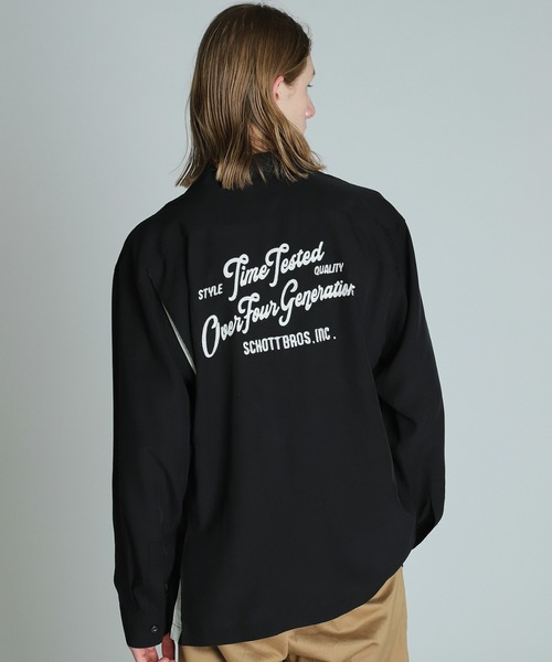 Schott N.Y.C（ショット） シャツ Schott/ショット/BOWLING LS SHIRT