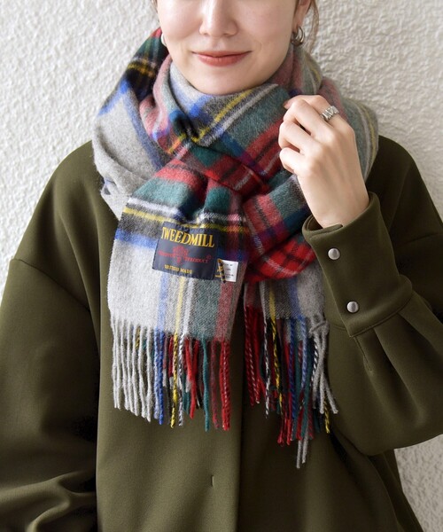 TWEED MILL（ツイードミル） ストール マフラー TWEED MILL: チェック