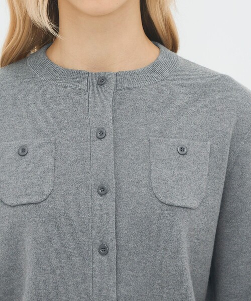 CABaN（キャバン） カーディガン コットンカシミヤ クルーネック