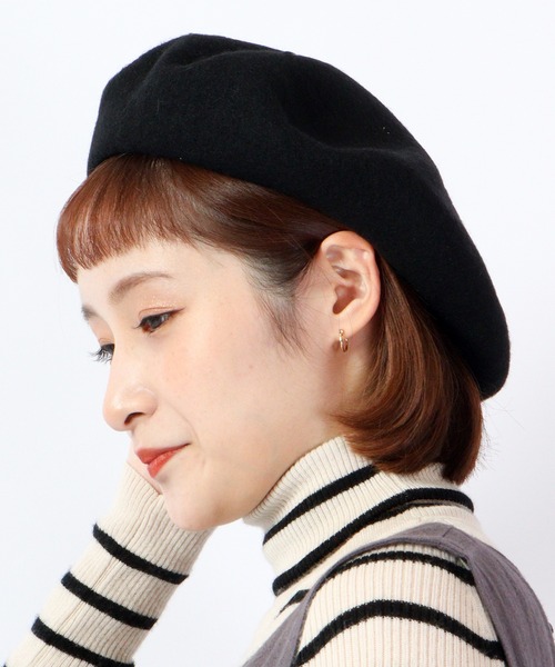 JABURO（ジャブロー） 帽子 ベレー帽 カラフル ウールベレー帽